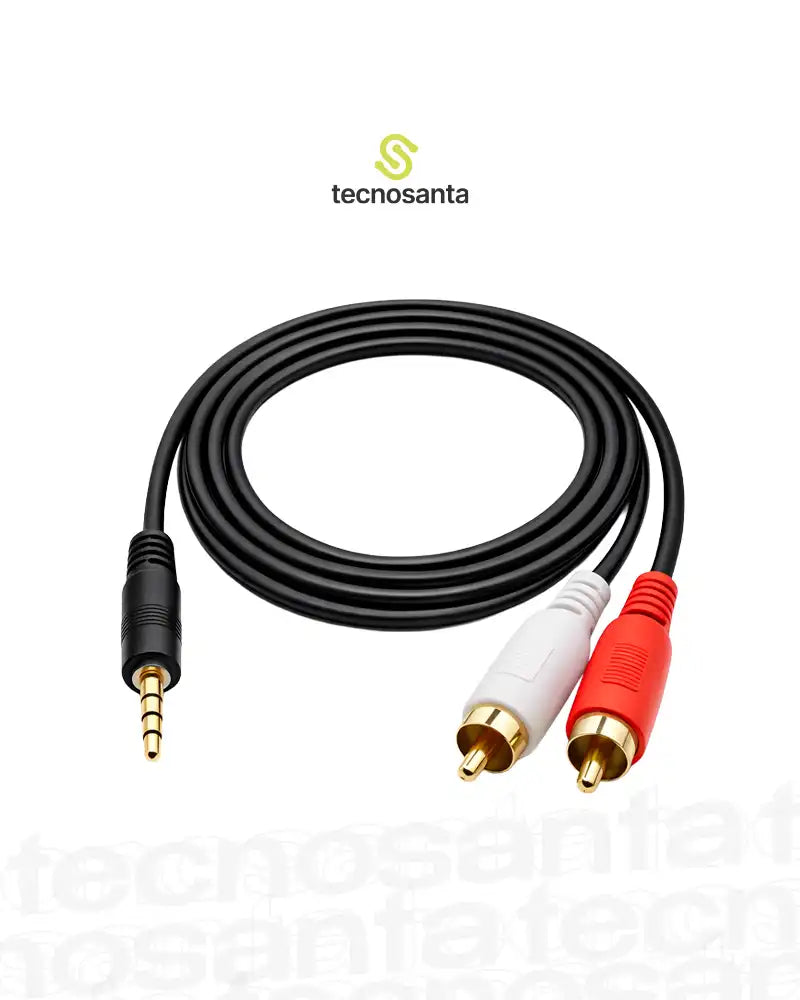 Cable De Audio Plug 3.5mm A 2 Rca