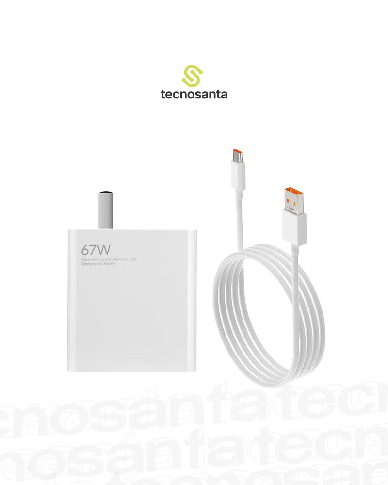 Cargador Xiaomi Carga Rapida 67W Tipo C