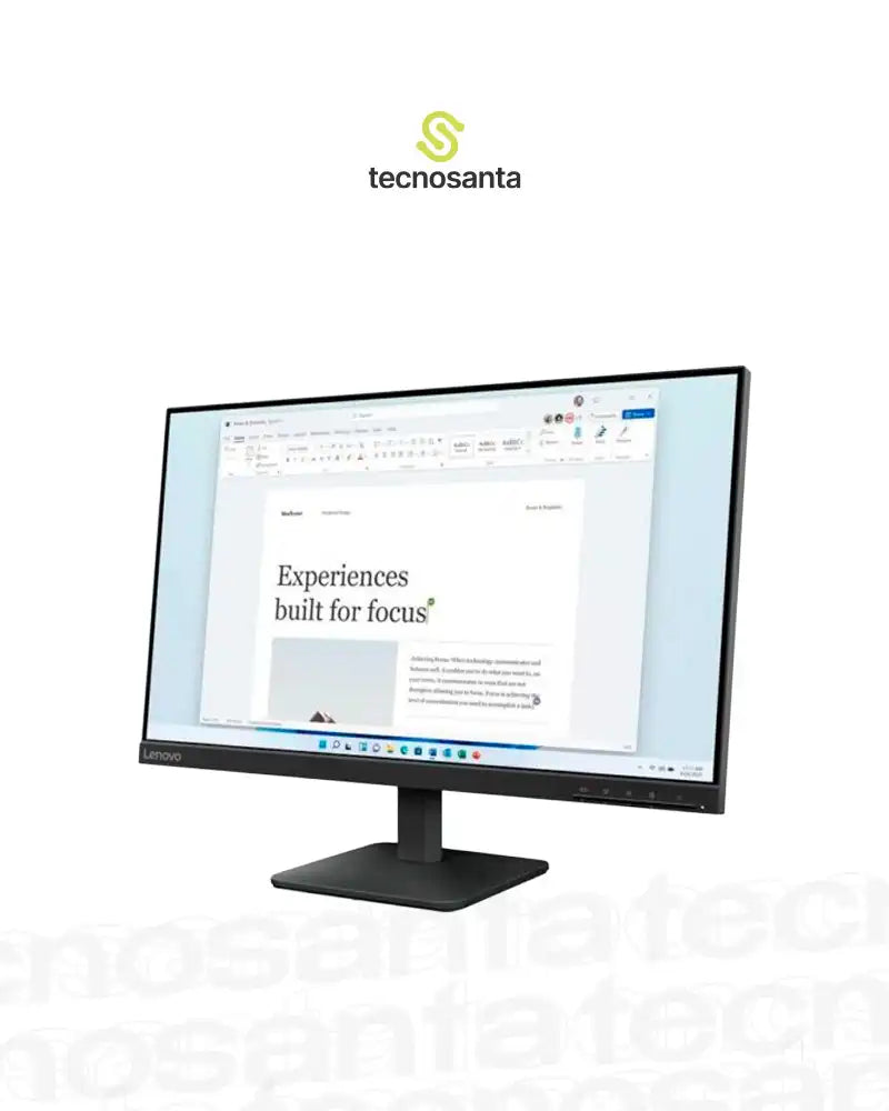 MONITOR LENOVO 24" L24-4E - FHD - IPS - HDMI - VGA - 100HZ - 4MS - 68C2KAC1LA