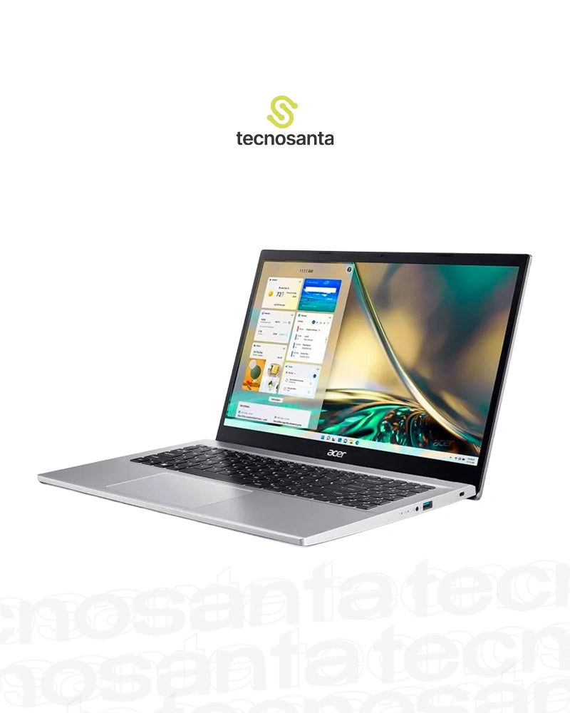 Portátil ACER A315-59-39GN - INTEL CORE I3 1215U - 8GB DDR4 - 512GB SSD - PANTALLA 15,6" FHD - NO DVD - HDMI - FREEDOS - PURE SILVER