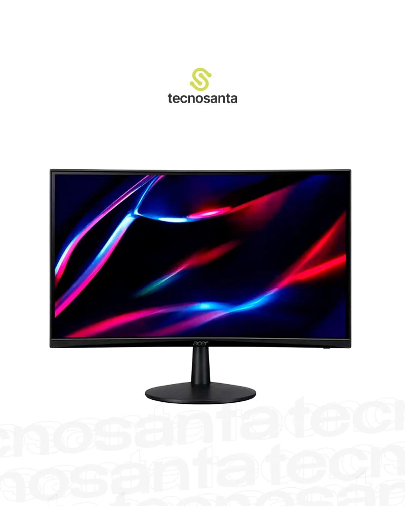 MONITOR ACER NITRO CURVO 24" - ED240Q HBI - FHD - TASA DE REFRESCO 180HZ - 1MS - HDMI - VGA