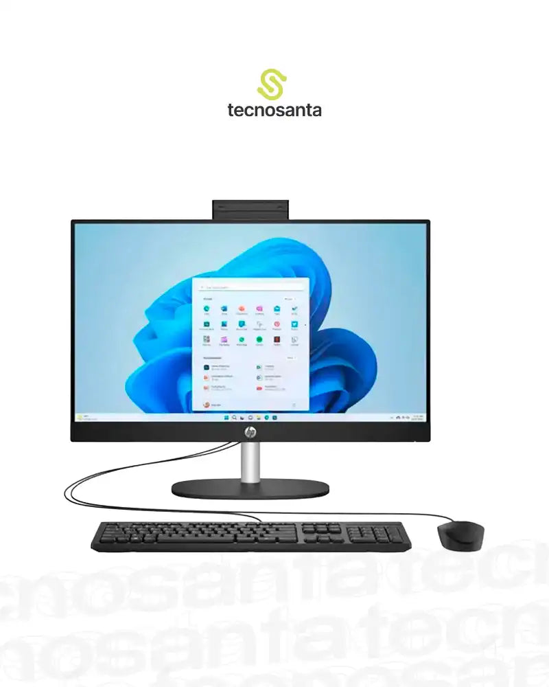 AIO HP 24-CR0234LA - AMD RYZEN 3 7320U - 8GB LPDDR5 - 512GB SSD - PANTALLA 23,8" FHD - NO DVD - HDMI - RJ45 - FREEDOS - NEGRO ( BM6X2LA#ABM )