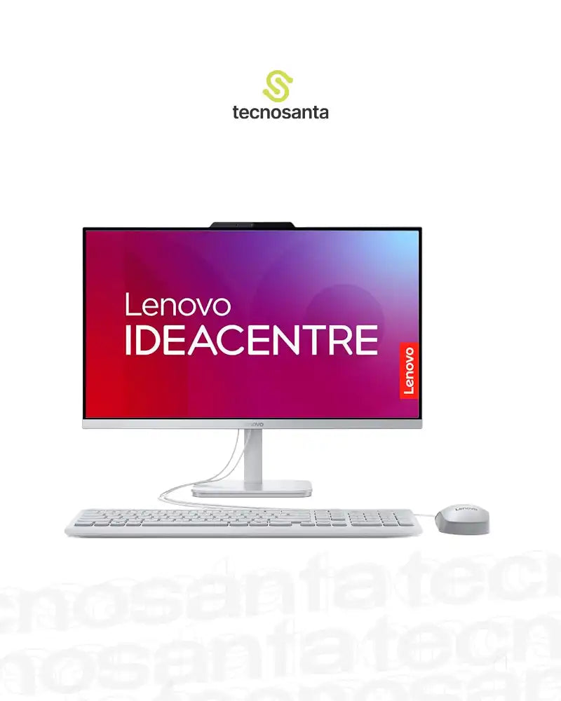 AIO LENOVO A100 - INTEL N100 - 8GB DDR5 - 512GB SSD - PANTALLA 23,8" FHD - NO DVD - HDMI - RJ45 - FREEDOS - CLOUD GREY