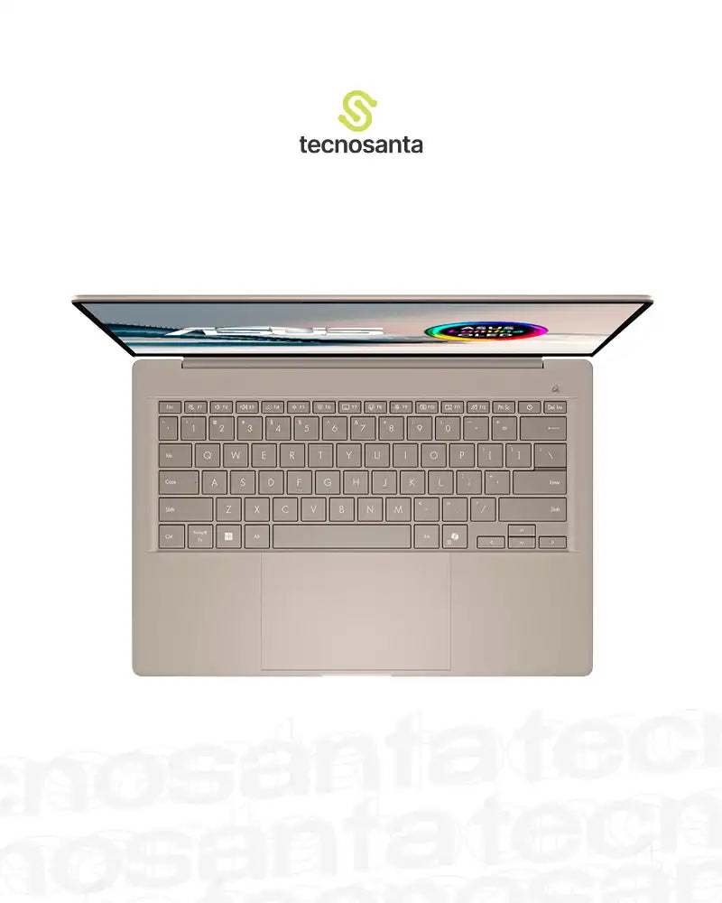 ASUS ZENBOOK UX3407QA-QD288W - SNAPDRAGON X X126100 - 32GB LPDDR5X - 1 TERA SSD - PANTALLA 14" OLED WUXGA - NO DVD - WINDOWS 11 - BEIGE