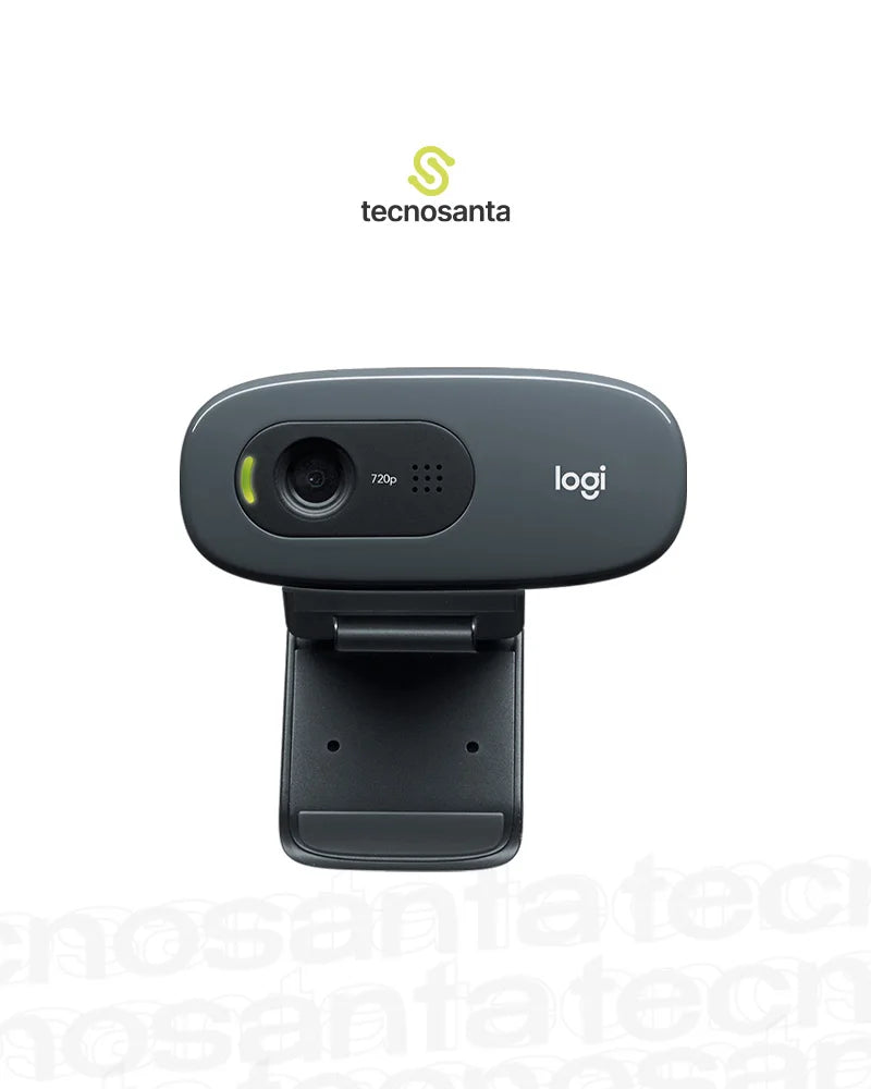 CAMARA WEB LOGITECH C270 - HD 720P - CAMPO VISUAL 55° - MICROFONO MONO INTREGRADO - USB-A - NEGRA