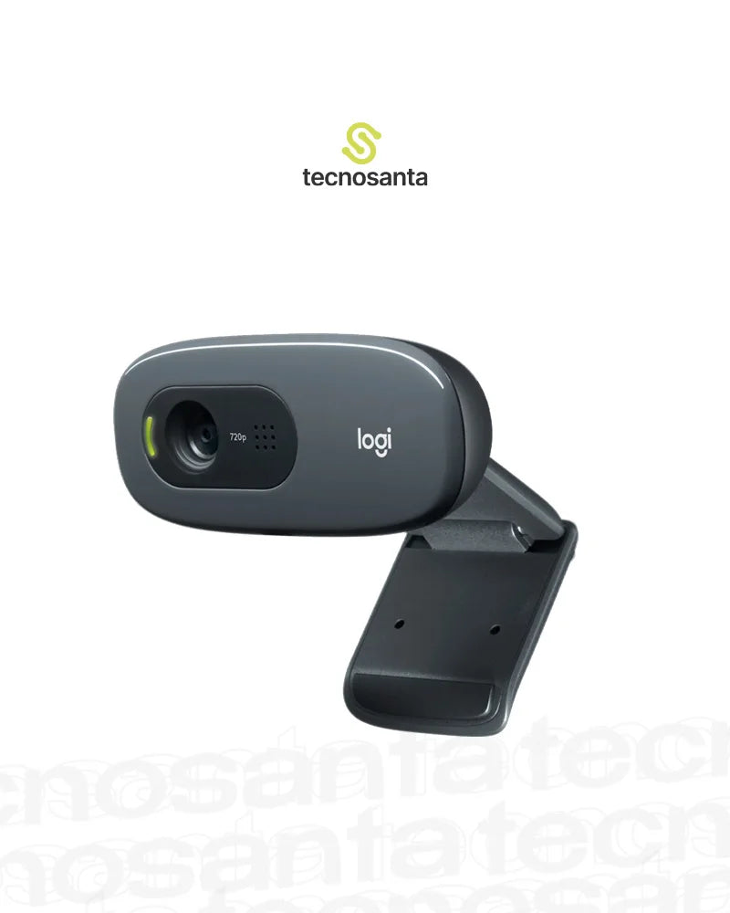 CAMARA WEB LOGITECH C270 - HD 720P - CAMPO VISUAL 55° - MICROFONO MONO INTREGRADO - USB-A - NEGRA