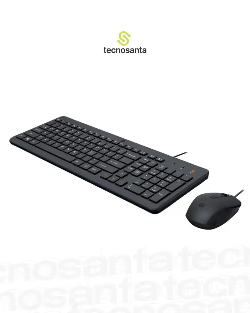 COMBO TECLADO Y MOUSE HP 150 - ALAMBRICO - NEGRO - USB - 240J7AA#ABM