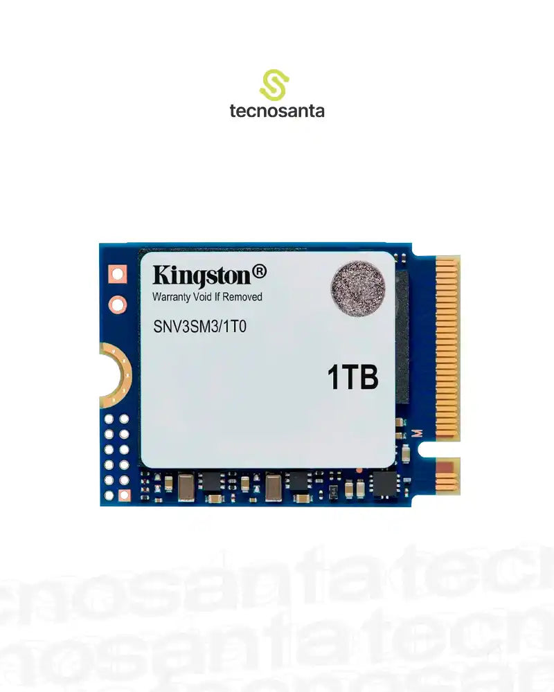 DISCO DE ESTADO SOLIDO KINGSTON NV3 1000GB - M.2 PCI EXPRESS NVME GEN 4X4 - LECTURA 6.000 MB/S - ESCRITURA 4.000 MB/S