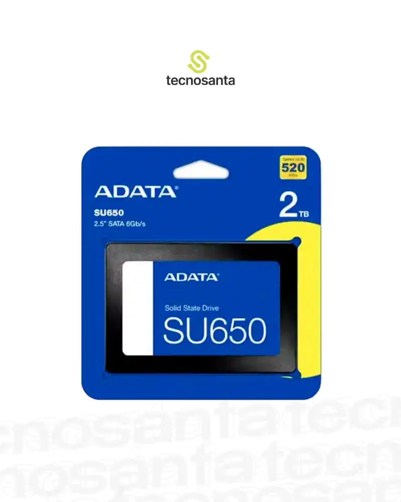 DISCO SOLIDO ADATA SU650 - 2 TERAS - SATA 2.5"
