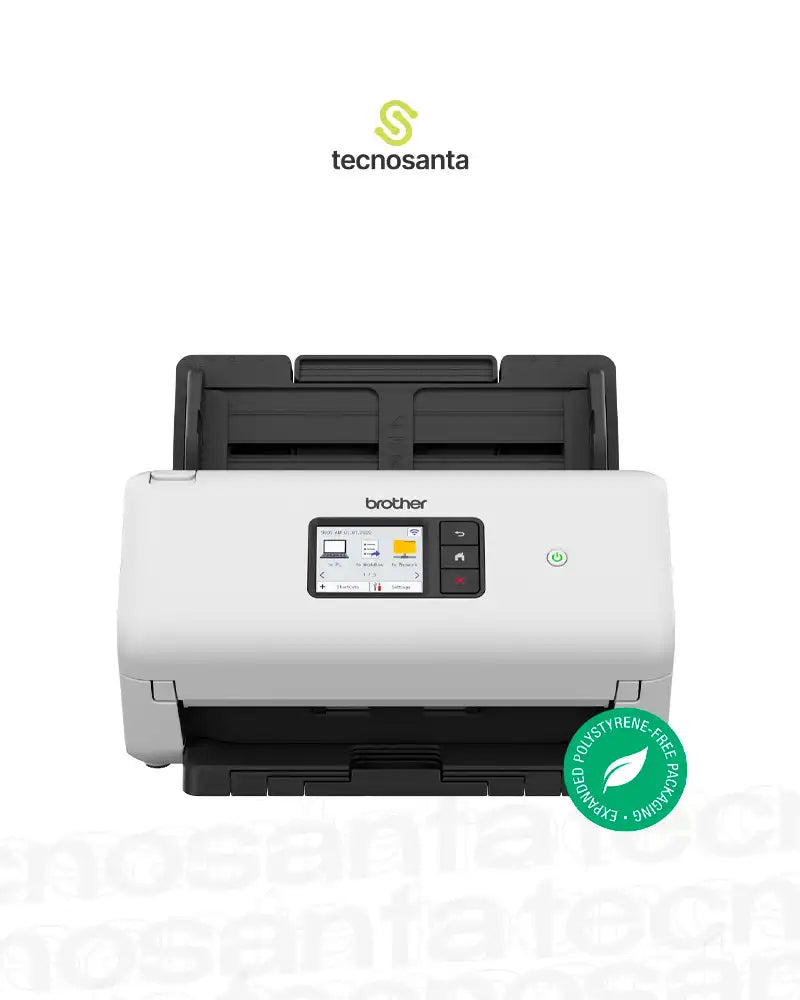 ESCANER BROTHER ADS-3350W - 40 PPM - 80 IPM - DUPLEX A COLOR - USB 3,0 - CAPACIDAD ADF 60 PAGINAS - WIFI - ETHERNET