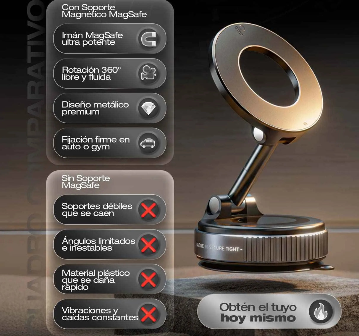 Soporte Celular Ventosa