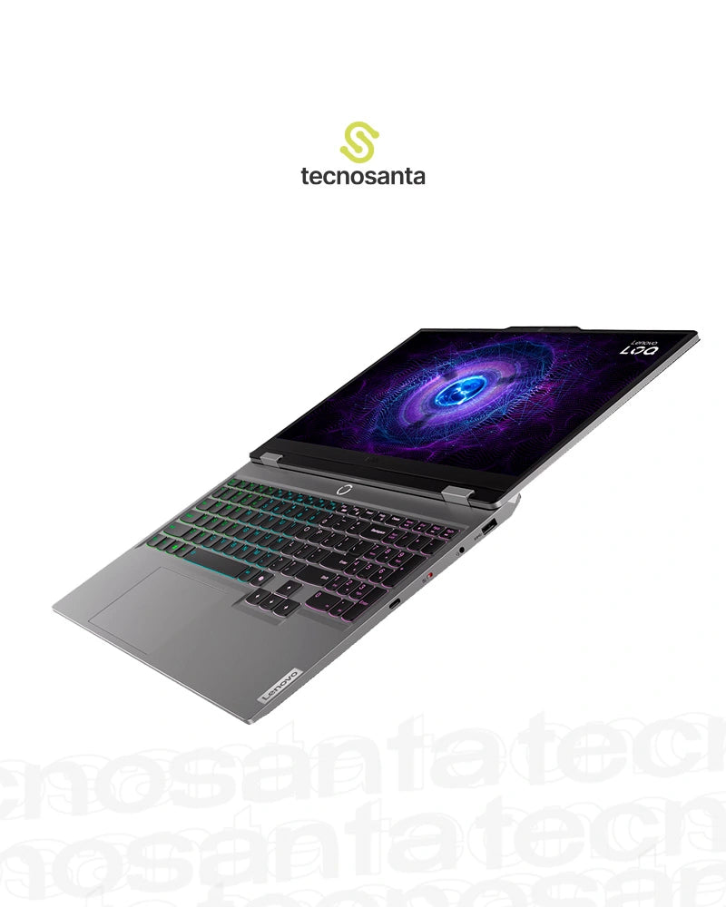 Portátil LENOVO LOQ 15IAX9E - INTEL CORE I5 12450HX - 16GB DDR5 - 512GB SSD - PANTALLA 15,6" FHD - GEFORCE RTX 3050 6GB GDDR6 - NO DVD - RJ45 - FREEDOS