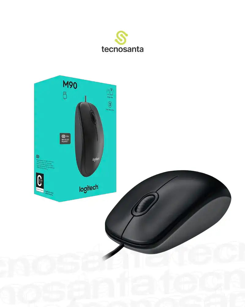 Mouse Logitech M90 USB Negro