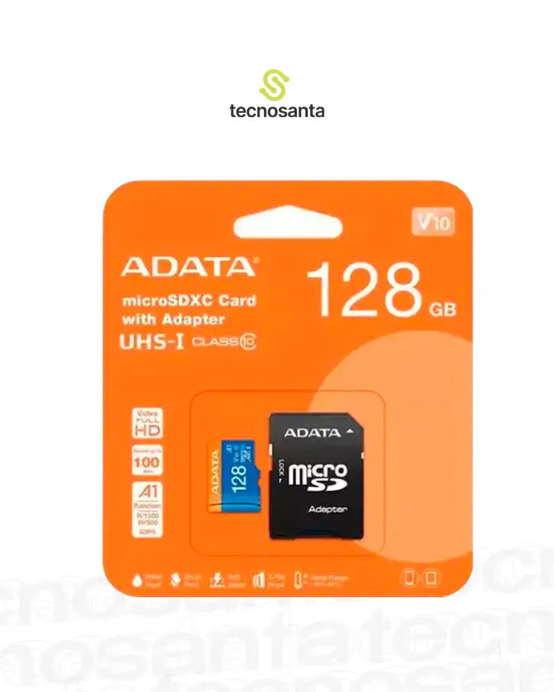 MEMORIA MICRO SD ADATA 128GB CLASE 10