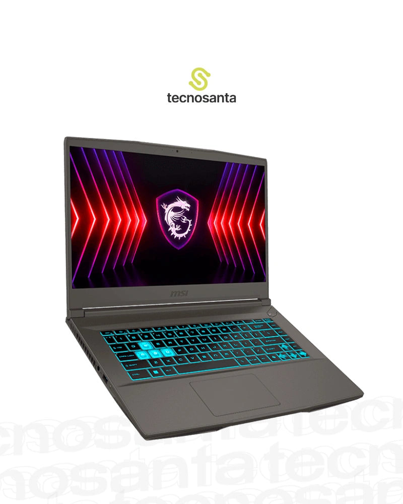 Portátil MSI THIN 15 B13UC-3060XCO - INTEL CORE I5 13420H - 8GB DDR4 - 512GB SSD - PANTALLA 15,6" FHD - NO DVD - NVIDIA RTX 3050 4GB GDDR6 - RJ45