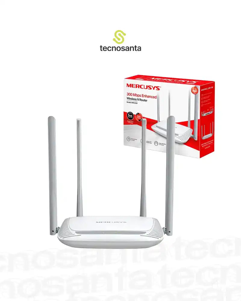 ROUTER MERCUSYS MW325R - 300MBPS - 4 ANTENAS