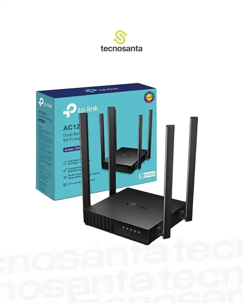 ROUTER TP-LINK ARCHER C50 - DUAL BAND - AC1200 - 4 ANTENAS