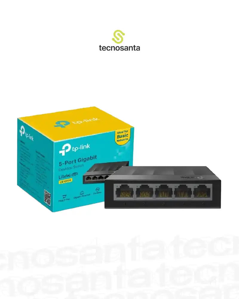 SWITCH TP-LINK 5 PUERTOS 10/100/1000 - LS1005G
