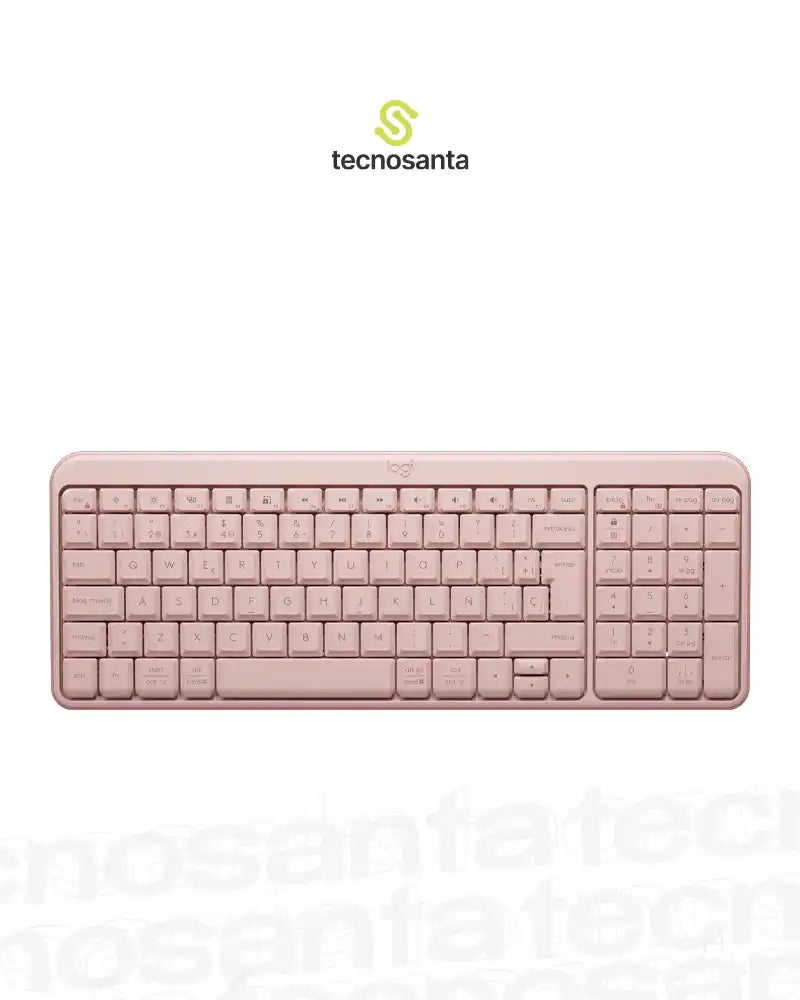 TECLADO LOGITECH K250 - INALAMBRICO - BLUETOOTH - COMPACTO - ROSA
