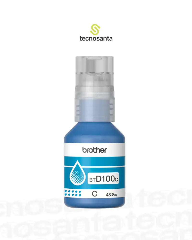 TINTA BROTHER BTD100C CYAN - 48,8ML - COMPATIBLE CON MC-T930DW -DCP-T830DW- DCP-T730DW - DCP-T530DW - DCPT430W - DCP-T230