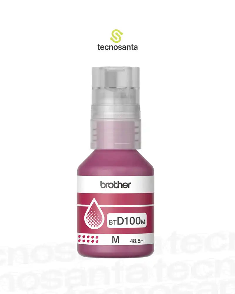 TINTA BROTHER BTD100M MAGENTA - 48,8ML - COMPATIBLE CON MC-T930DW -DCP-T830DW- DCP-T730DW - DCP-T530DW - DCPT430W - DCP-T230