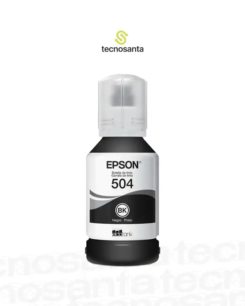 TINTA EPSON T-504 BLACK COMPATIBLE CON L4150 - L4160 - L4260 - L6161 - L6171 - L6270 - L6191 - L14150.
