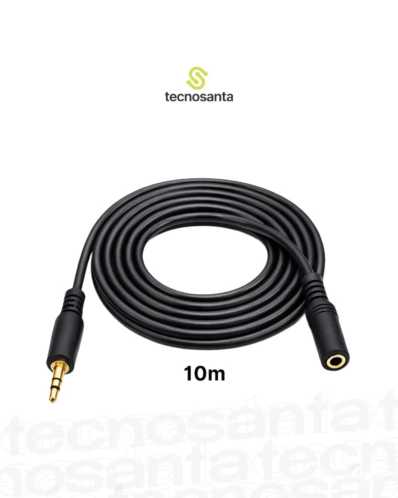 Cable de Audio 3.5 mm a 3.5 mm Estéreo – Punta Dorada