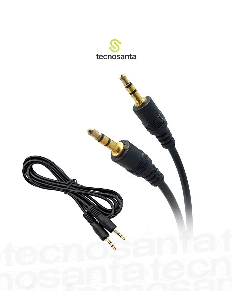 Cable Audio 3.5 A 3.5mm Stereo Punta Dorada
