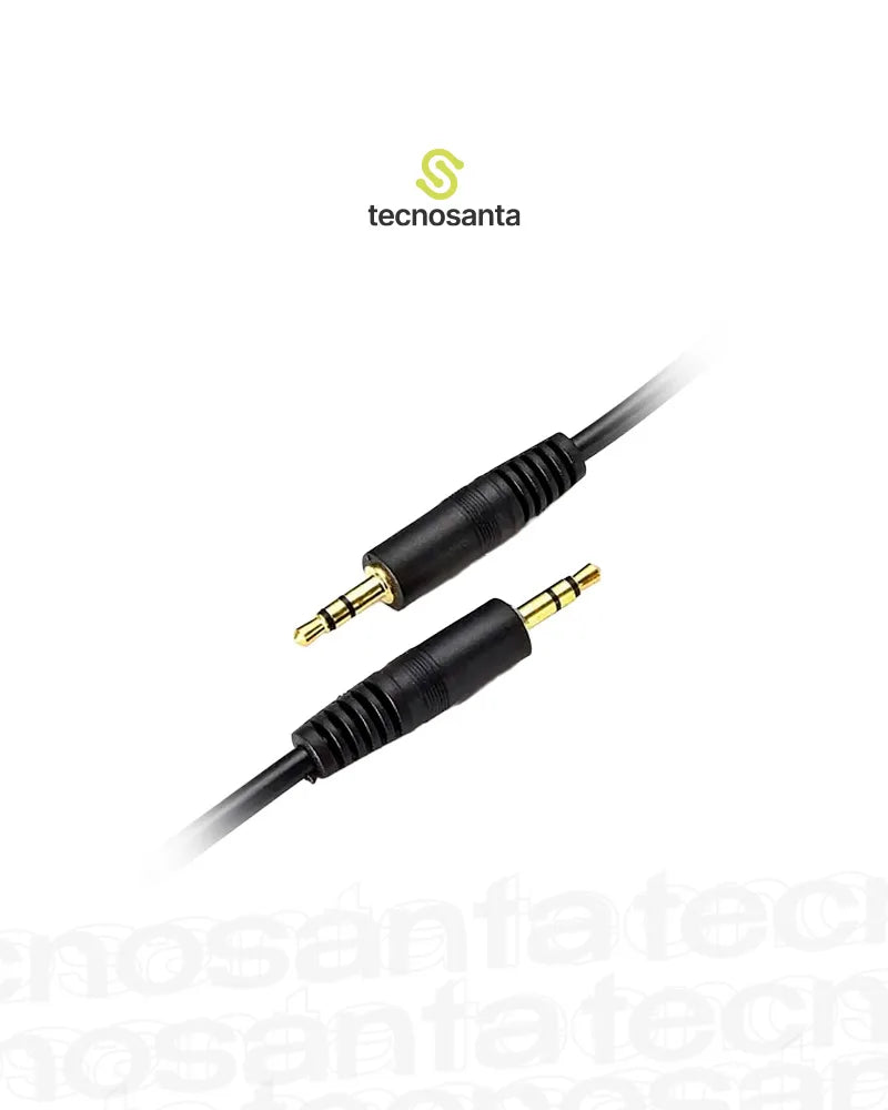 Cable Audio 3.5 A 3.5mm Stereo Punta Dorada