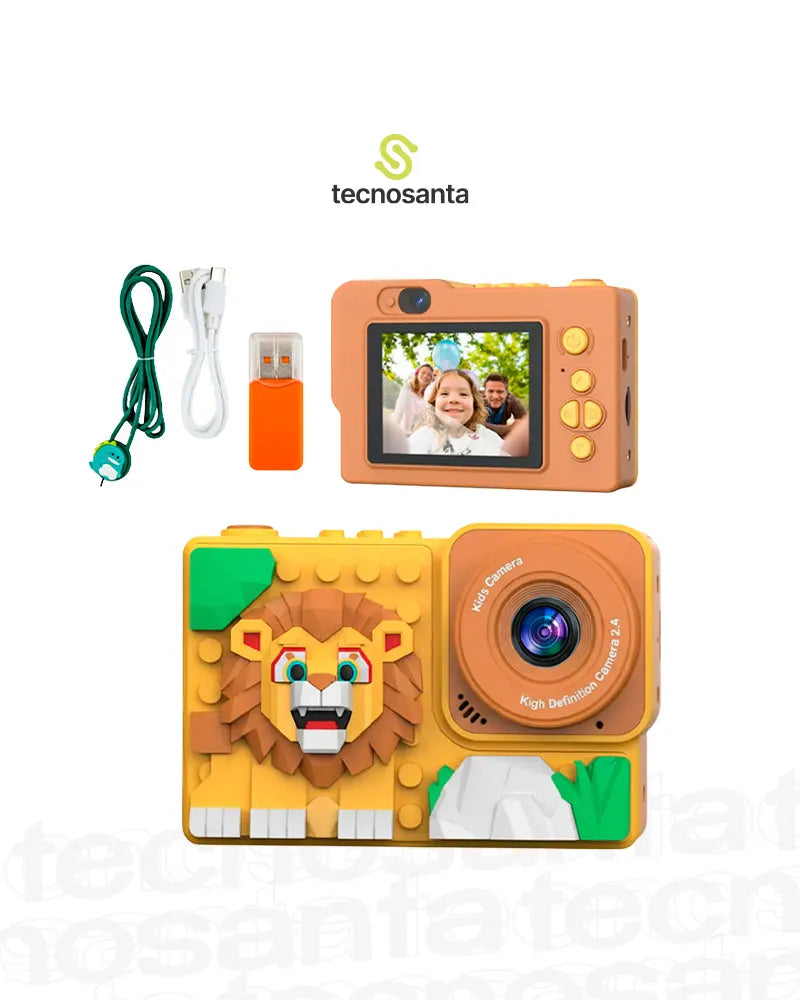 Cámara instantánea para niños + lego