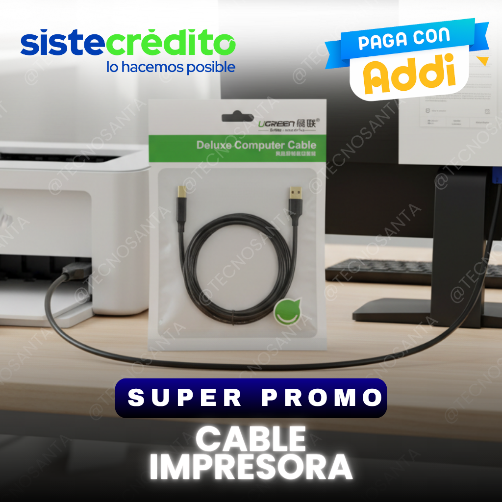 Cable impresora ugreen