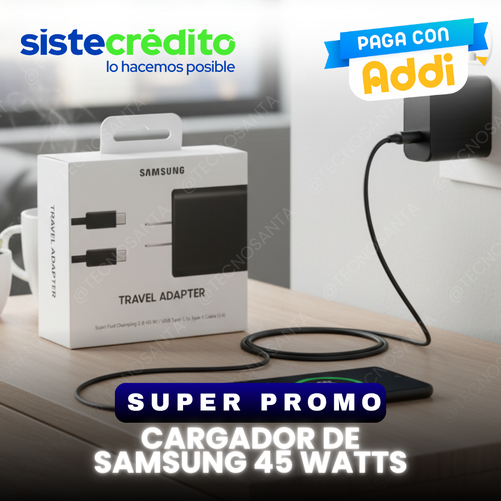Cargador De Samsung 45 Watts