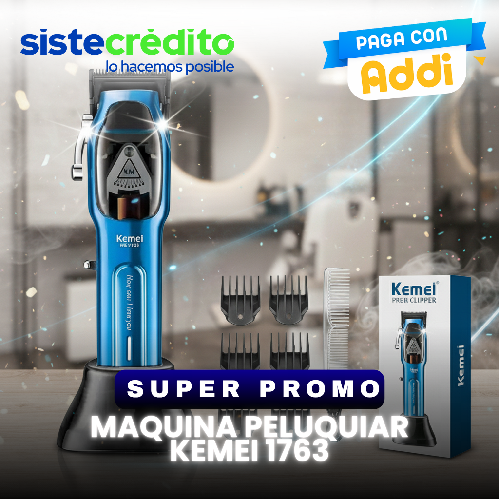 Maquina Peluquiar Kemei 1763