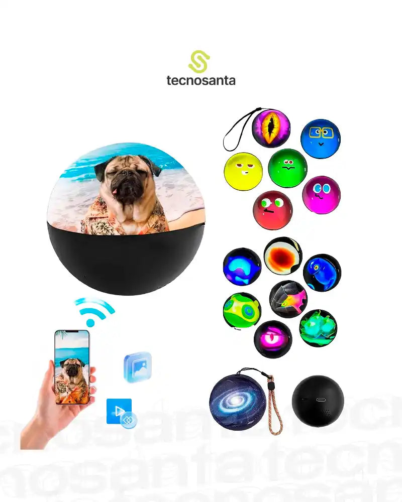 Esfera Inteligente con Pantalla LED WiFi