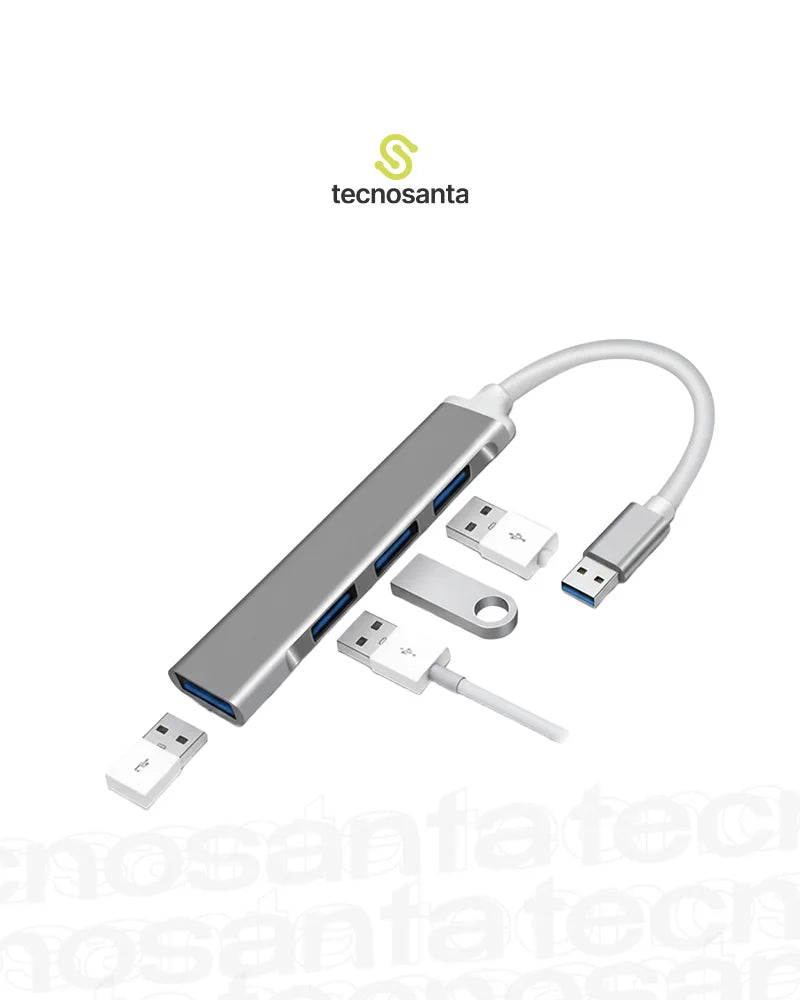 Multipuerto Usb 4 En 1
