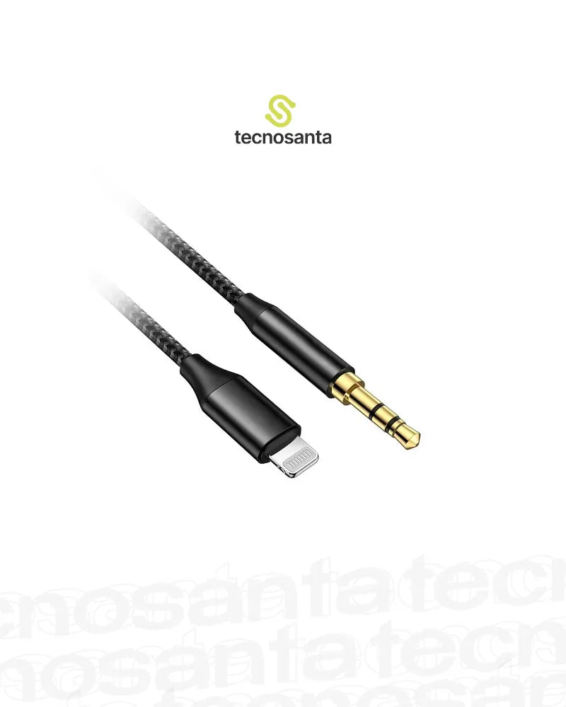 Cable Auxiliar para iPhone Audio Lightning a 3.5 mm