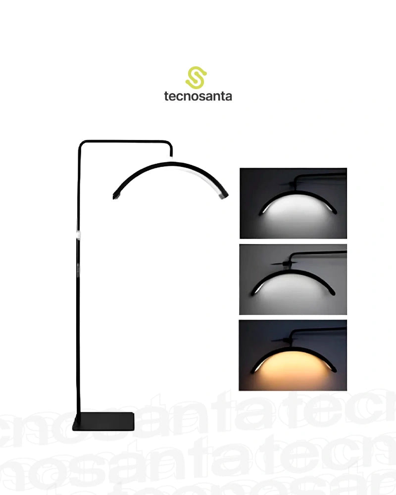Lámpara de Piso Led Arco Media Luna