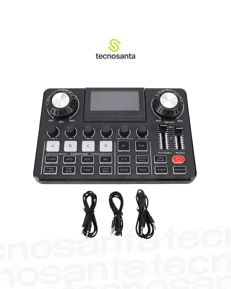 Consola Mezcladora de Audio Streaming