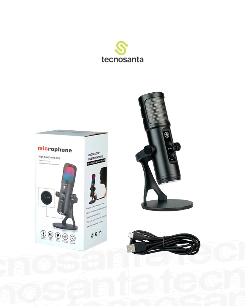 Micrófono Profesional 2X-776 RGB