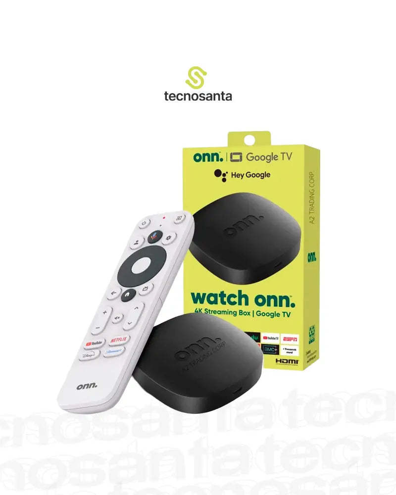 Convertidor Smart Tv Watch Onn Streaming 4k Uhd Google Tv Asistente De Voz