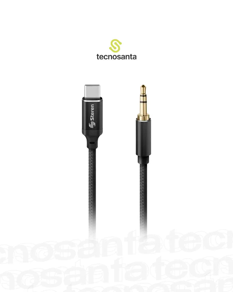Cable Usb Tipo C a Plug Auxiliar 3.5mm 1.2m Audio Steren