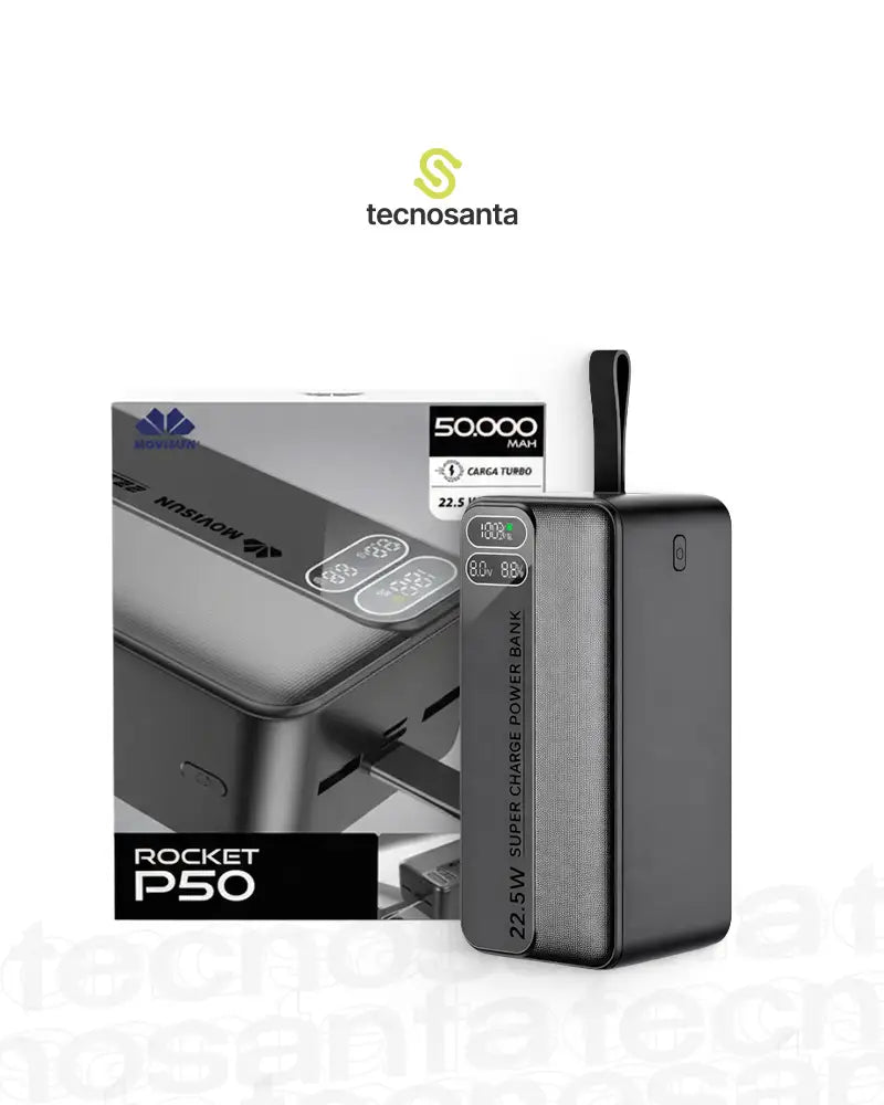Power bank Movisun P50 22.5W 50.000MAH