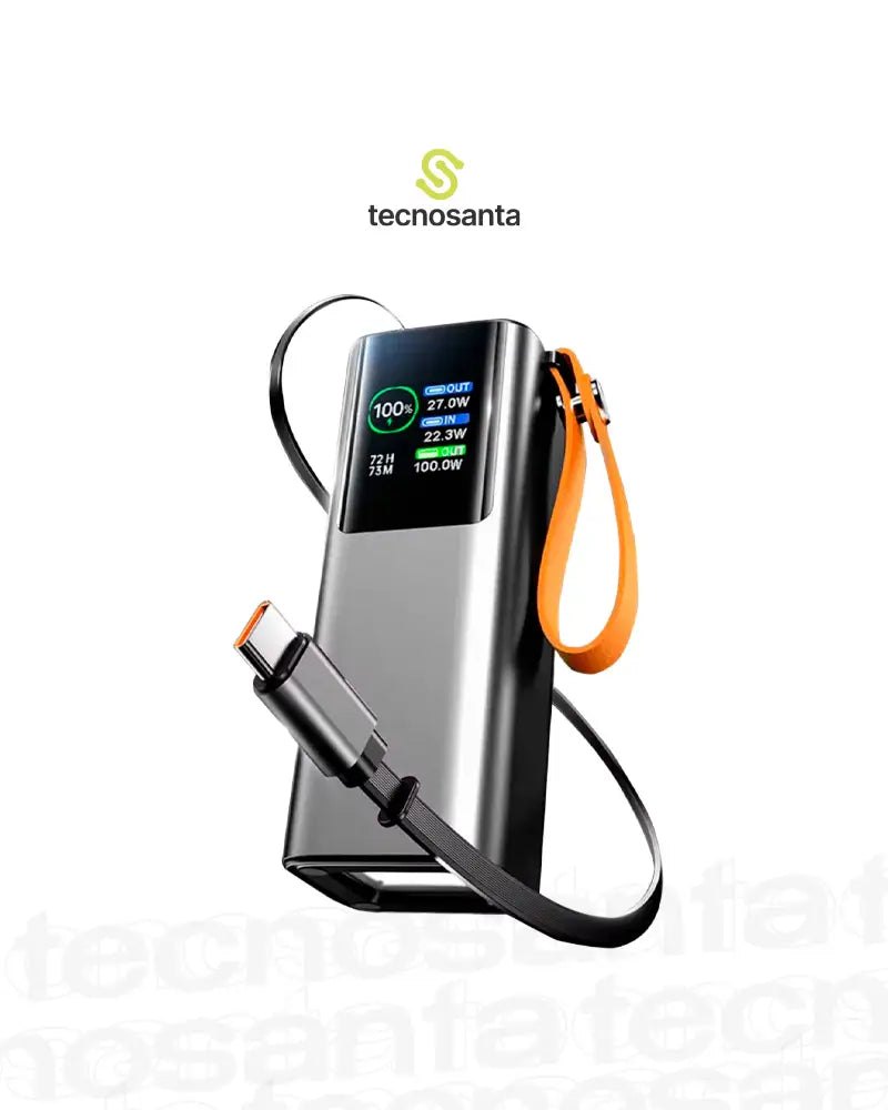 Power Bank Movisun 20.000 mAh 65W Carga Rápida Pantalla Digital