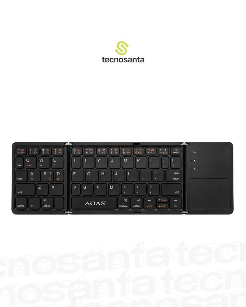 Teclado Inalámbrico Compacto Bluetooth con TouchPad