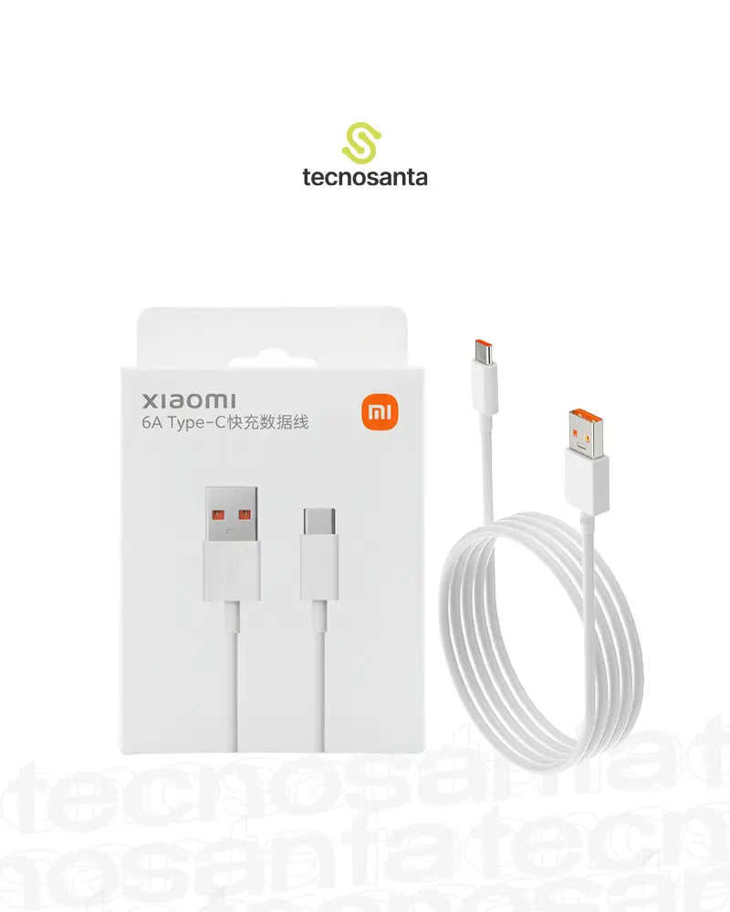 Cable Xiaomi Usb Tipo C Carga Rápida 6 Amp