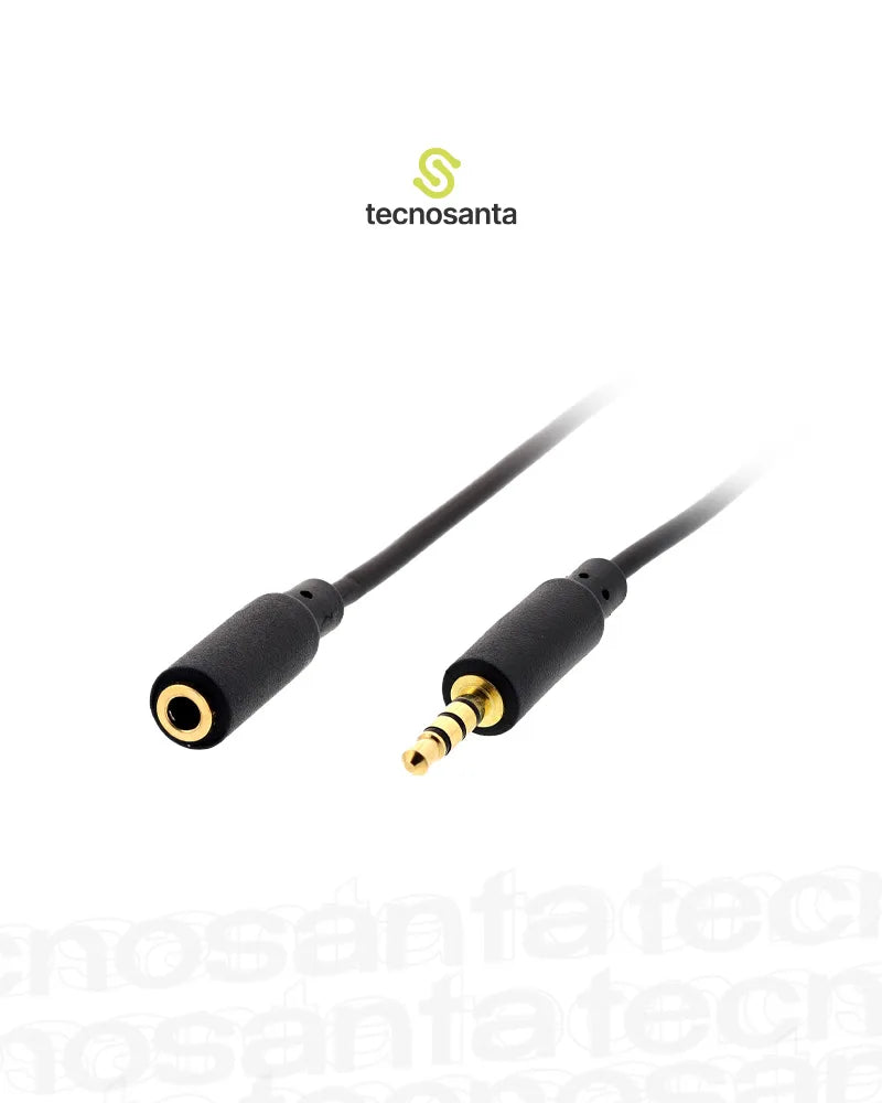 Cable de Audio 3.5 mm a 3.5 mm Estéreo – Punta Dorada