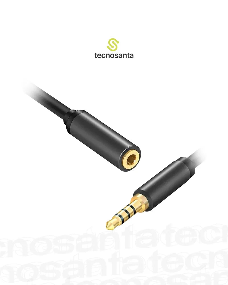 Cable de Audio 3.5 mm a 3.5 mm Estéreo – Punta Dorada