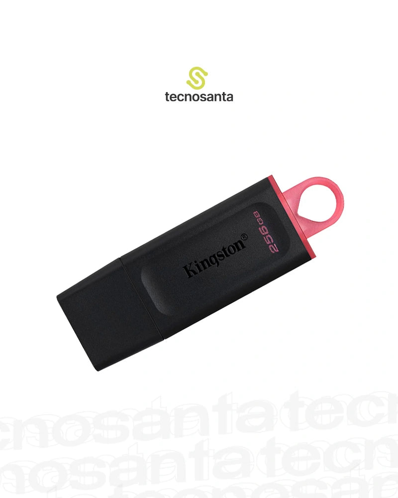 MEMORIA USB KINGSTON DATATRAVELER 3.2 DTX EXODIA- 256GB - NEGRA