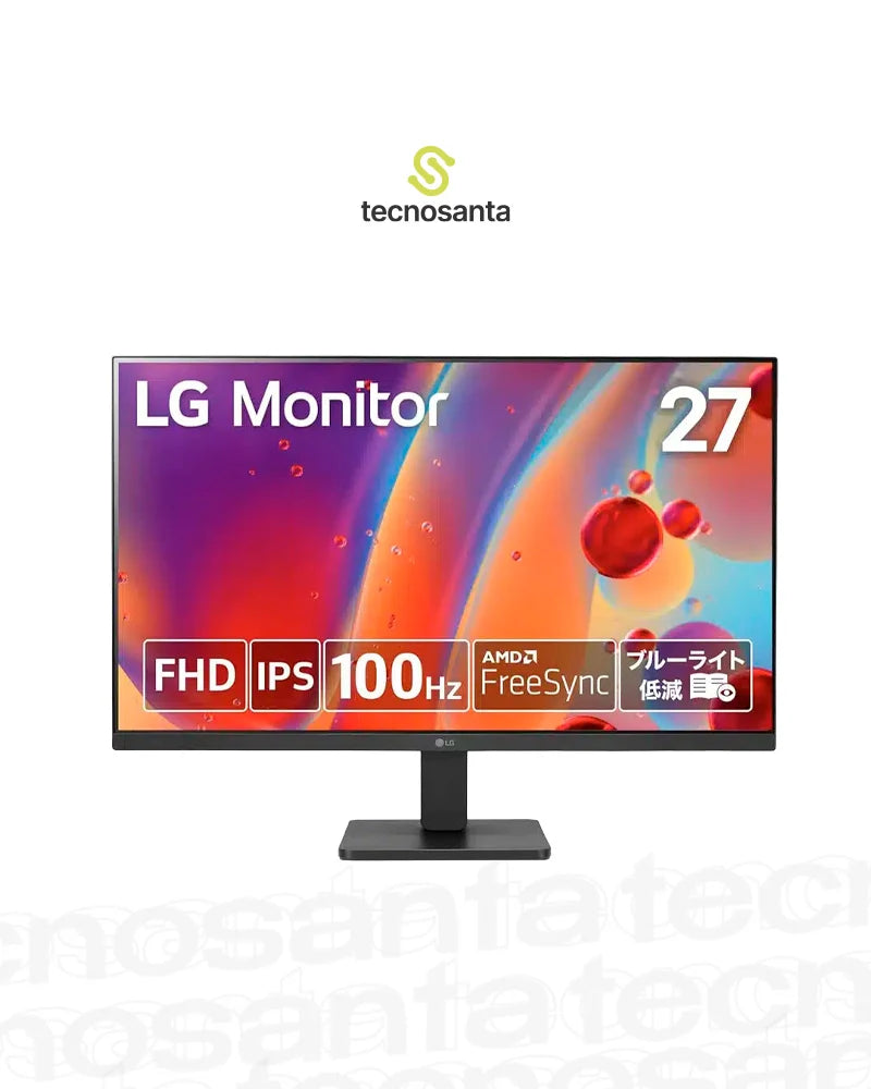 MONITOR LG 27" 27MR400-B - FHD - IPS - HDMI - VGA - 100HZ - 5MS