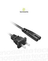 Cable de alimentación de 2 clavijas